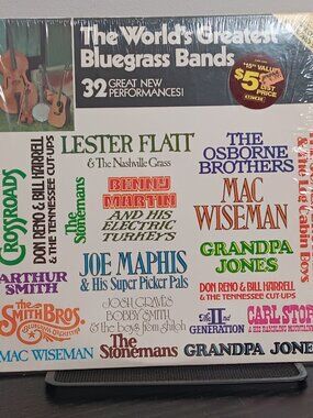 The Greatest Bluegrass Bands - 2 Record Set - Circa 1977
